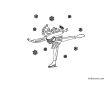 Figure Skater Coloring Page